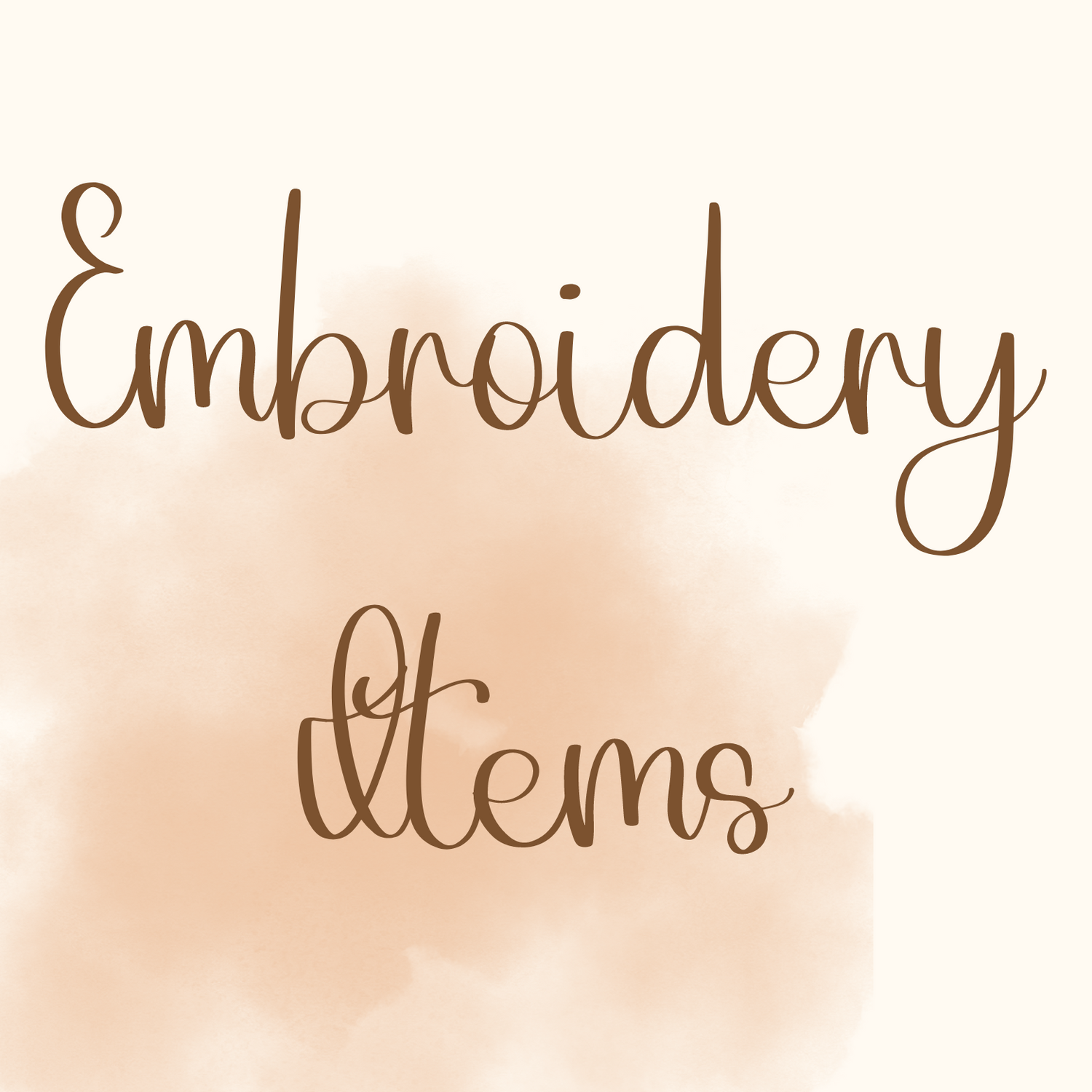 Embroidery Items