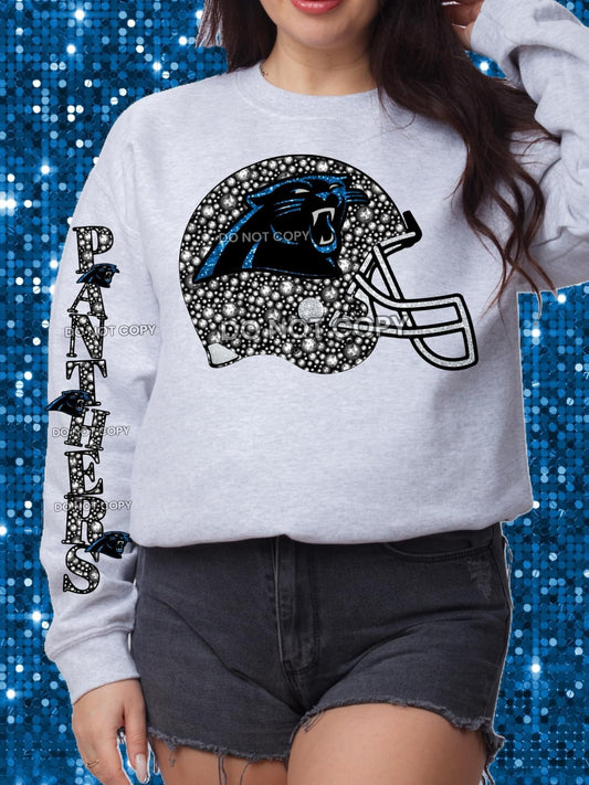 Panthers Rhinestone Transfer