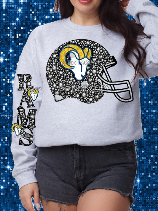 Rams Rhinestone Transfer