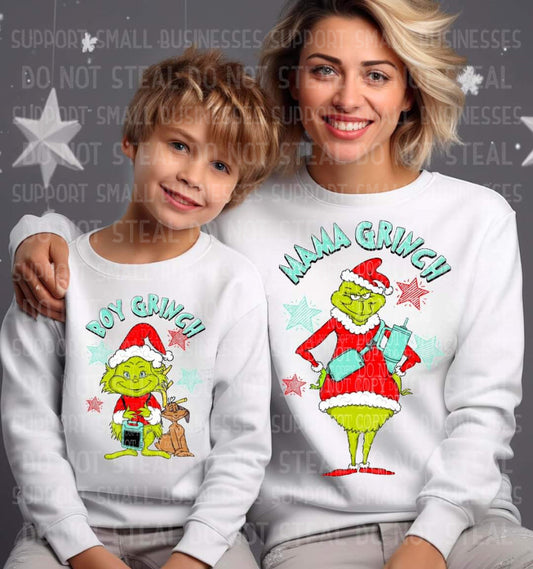 Boujee Mama Boy Christmas Shirts