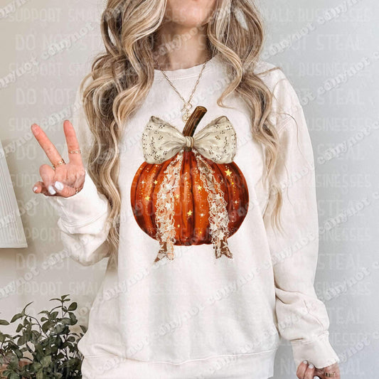 Bow Pumpkin Shirts