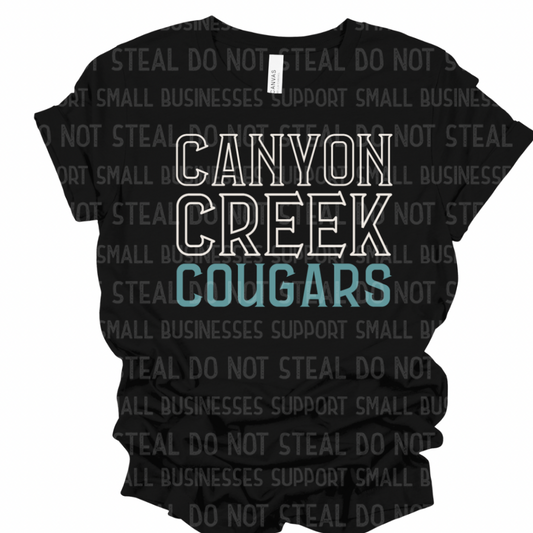 Canyon Creek Cougars Shirts