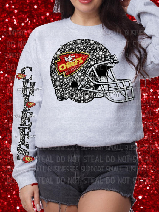 Chiefs Rhinestone Shirts