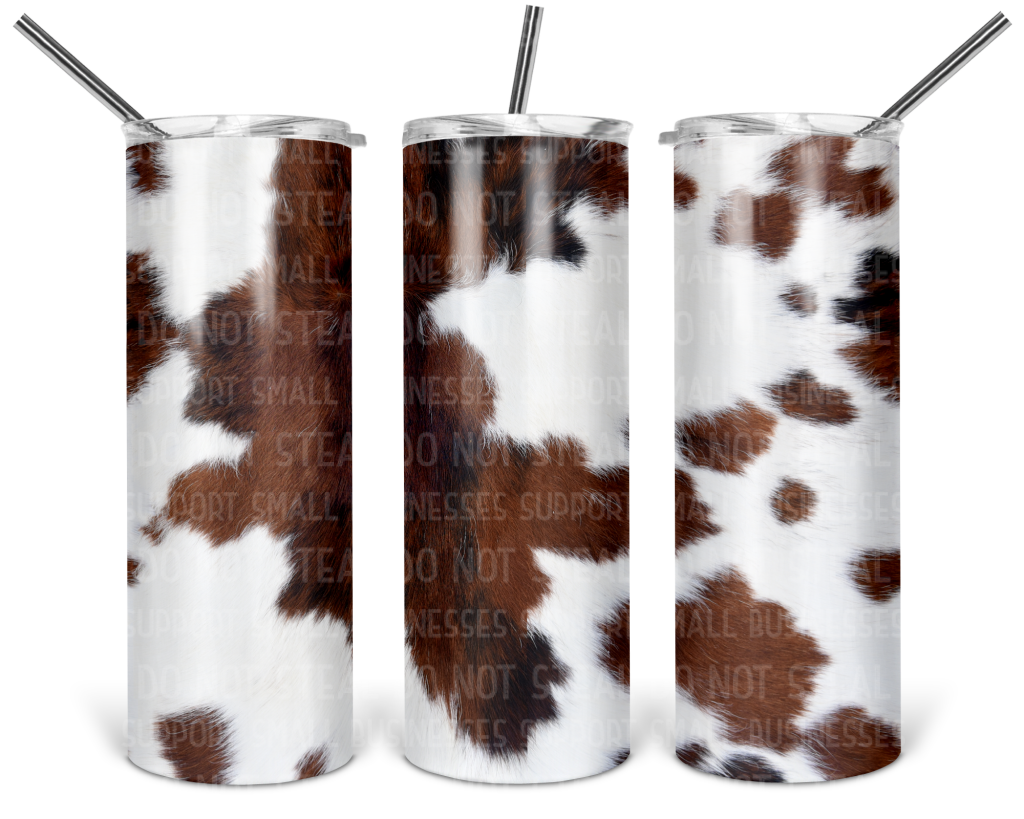 Cowhide Tumbler Cups