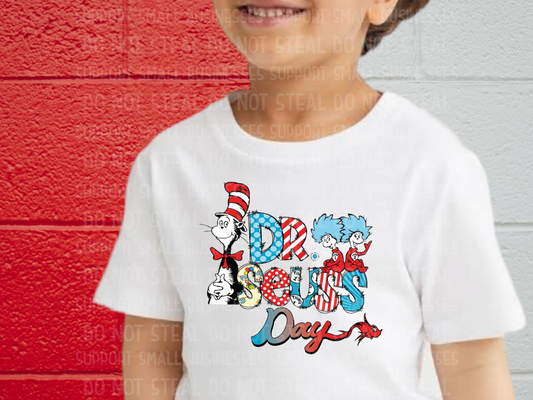 Dr Seuss Day Red Fish Shirts