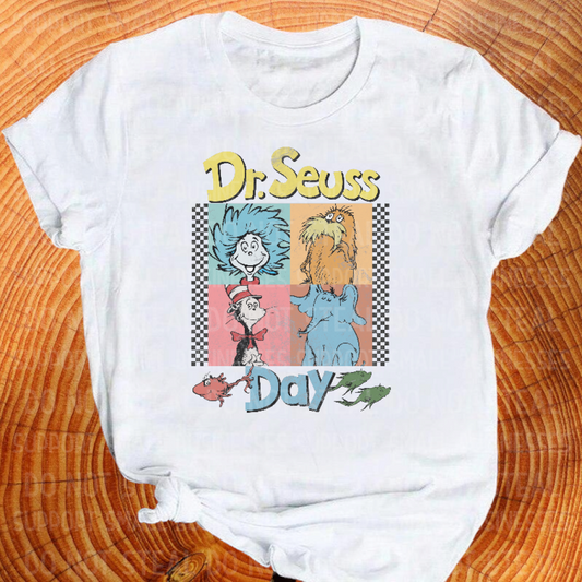 Dr Seuss Day Retro Shirts