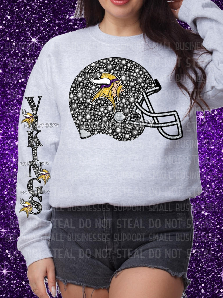 Vikings Rhinestone Shirts